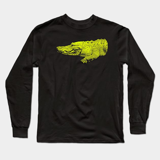 Alligator Long Sleeve T-Shirt by Guardi